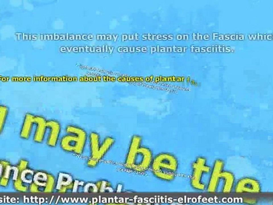 The causes of plantar fasciitis