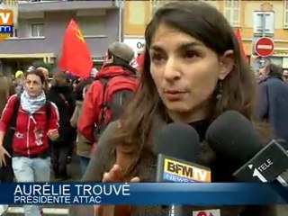 Les anti-G20 se font entendre de Nice à Monaco