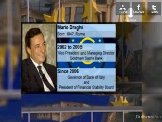 M.Draghi: Goldman Sachs à la tête de la BCE