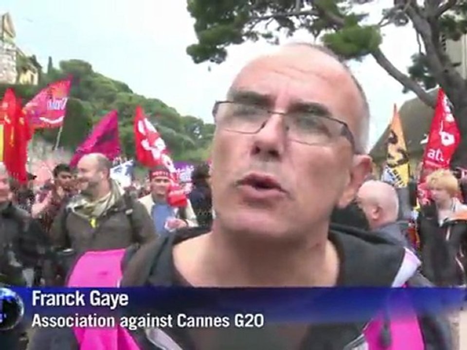 Anti-globalisation demonstrators slam tax havens