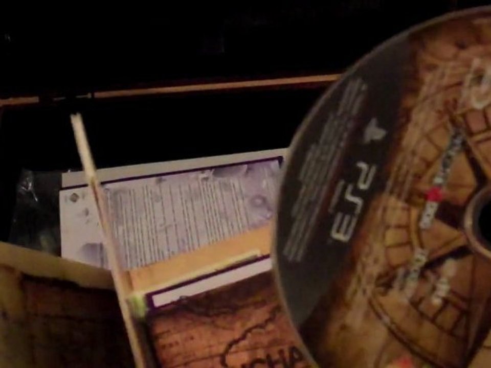 Déballage de l'édition Explorateur d'Uncharted 3