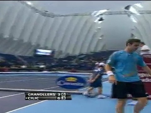 Granollers derrota a Cilic y se mete en los cuartos de final del torneo de Valencia