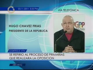 Chávez llama "inmoral" pago de las primarias
