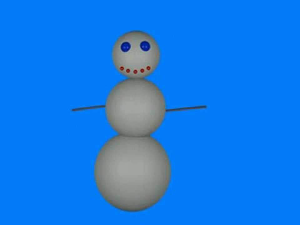 snowman animation