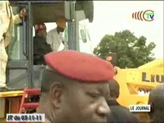 Lancement des travaux de la route Okoyo - frontière du Gabon
