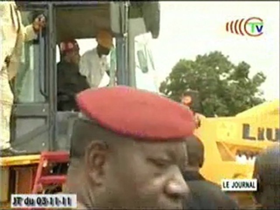 Lancement des travaux de la route Okoyo - frontière du Gabon