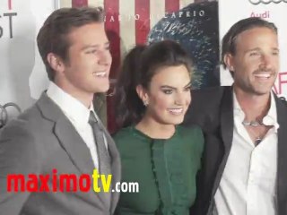 Armie Hammer and Elizabeth Chambers at "J. EDGAR" Premiere AFI Fest 2011
