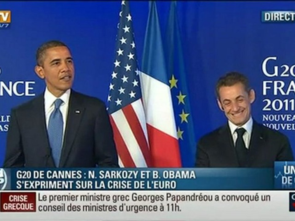 Quand Barack Obama parle de Giulia sarkozy