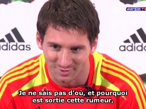 Messi répond aux polémiques Villa et Ibrahimovic