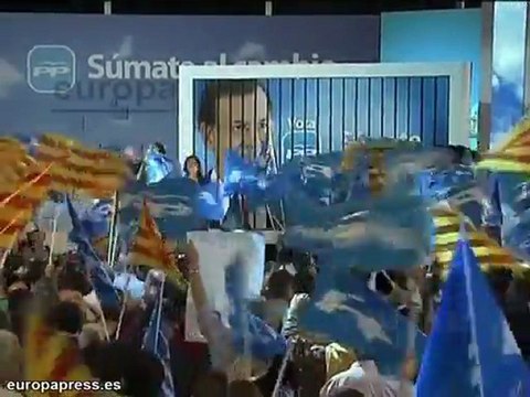 Rajoy inicia la campaña en Castelldefels
