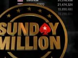PokerStars Sunday Million Highlights - Jan 31 ($3.8 million prizepool!)