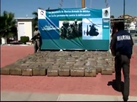 Tonnes of marijuana found in sea off Mexico