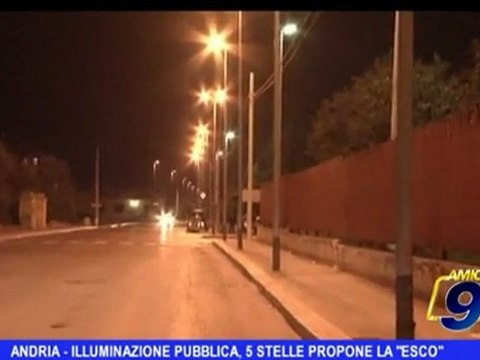 Andria | Illuminazione pubblica, movimento 5 Stelle propone la ESCO