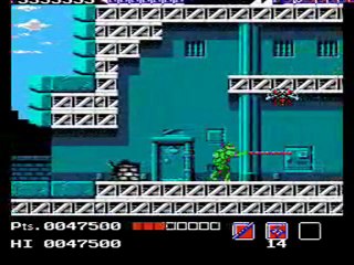 Teenage Mutant Ninja Turtle NES - Petit Poing run