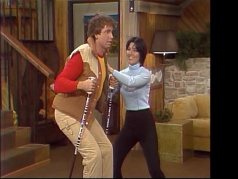 Janet teaches Jack how to Ski