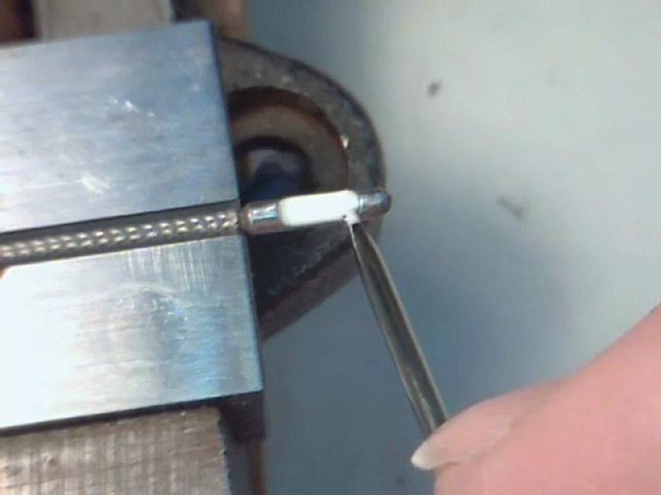 Making a Catheter - Adding White Silicone