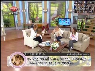 GÜLBEN - 17 Yaşındaki Lara Kasırga ile Organ Bağışı ve Yaptığı Çalışmalar 03.11.11