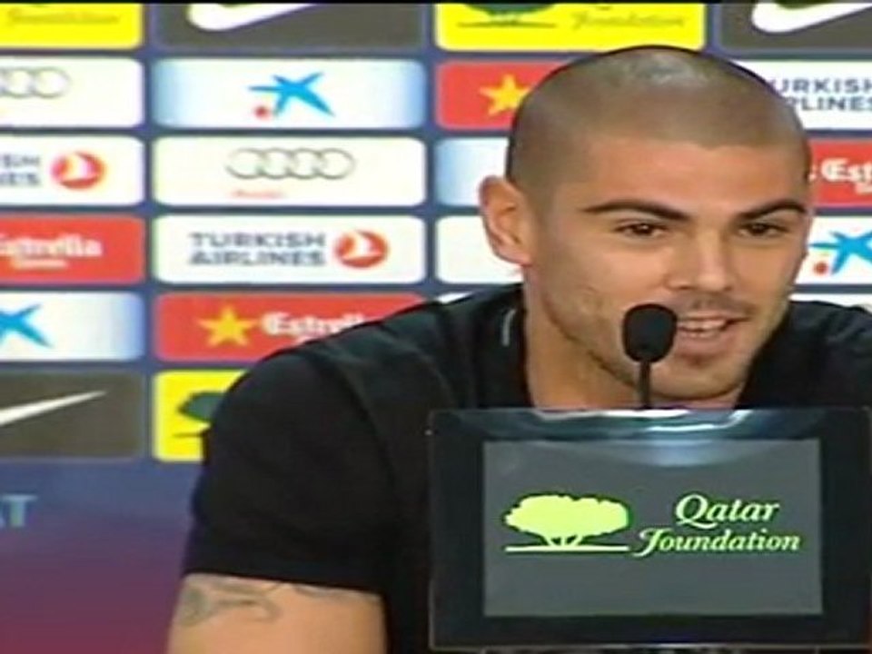 Valdés defiende a Guardiola y niega que haya problemas entre Messi y Villa