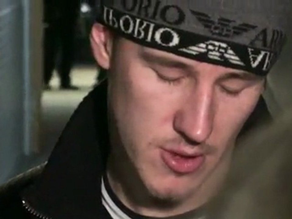 Олег Губин после игры с к.ЦСКА 04.11.11