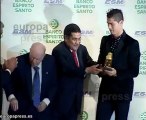 Cristiano Ronaldo recibe la 'Bota de Oro'