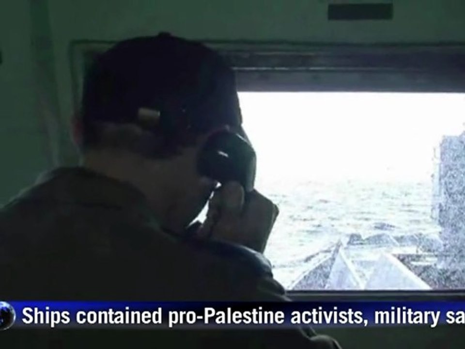 Israel navy intercepts Gaza-bound ships