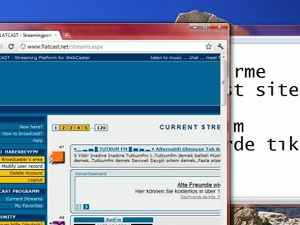 Flatcast Radyo Şifresi Değiştirme
