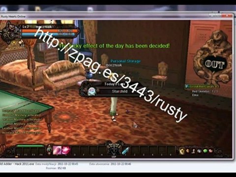 Rusty Hearts Gold Adder - Hack 2012 + PROOF