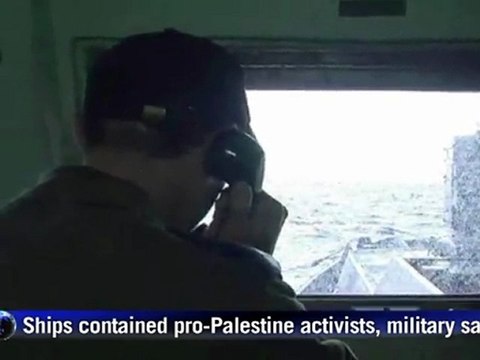 Israel intercepta barcos pró-palestinos