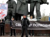 Выступление Алексея Дымовского на митинге в поддержку полковника Квачкова, Москва, 4 ноября 2011 года