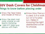 Suv Dash Mats | Suv Dash Covers for Christmas