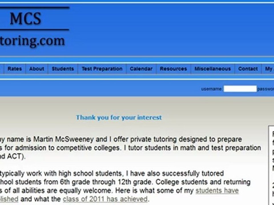 MCS Tutoring AP Calculus 5 Private math tutor calc