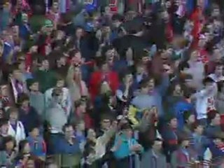 Young Alex Ferguson arrives at Manchester