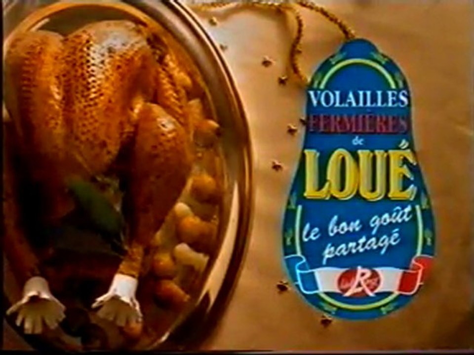 Publicité Volaille Fermiéres de Loué 1998