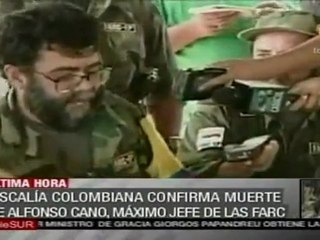 Fiscalía colombiana confirma la muerte de Alfonso Cano