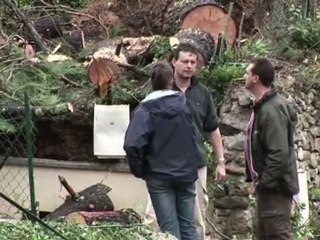 La mini-tornade qui a touché Générargues et Auduze (Gard) a fait beaucoup de dégâts