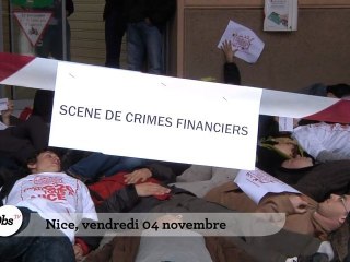 "La finance m'a tuer", scène de crimes financiers au contre-G20