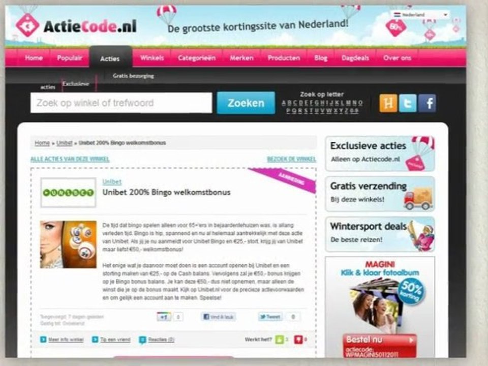Unibet Promotiecode