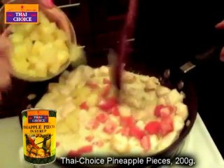 Thai-Choice Fusion Recipe, Yellow Curry Chicken Tart