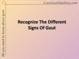 Recognize The Different Signs Of Gout