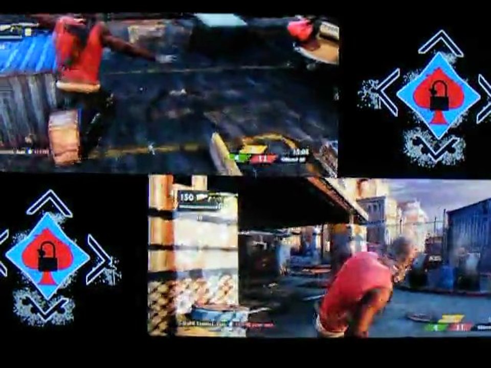 présentation du match à mort 3 équipes avec quinteflush sur uncharted 3 partie 2