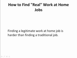 How to Find Work From Home Jobs