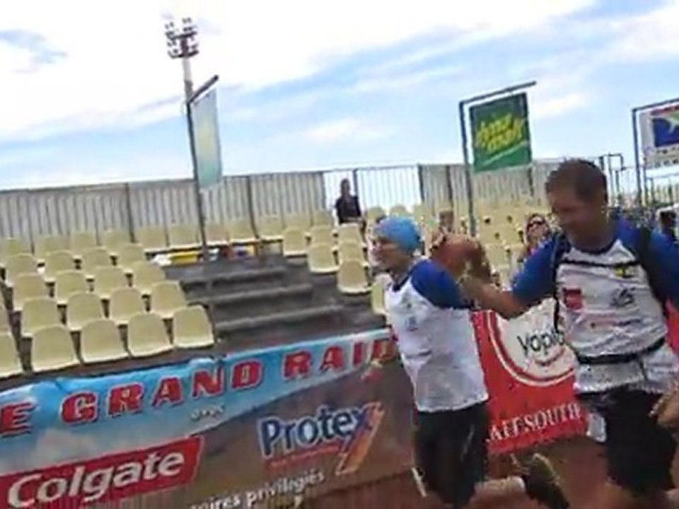 Arrivée grand raid réunion 2011