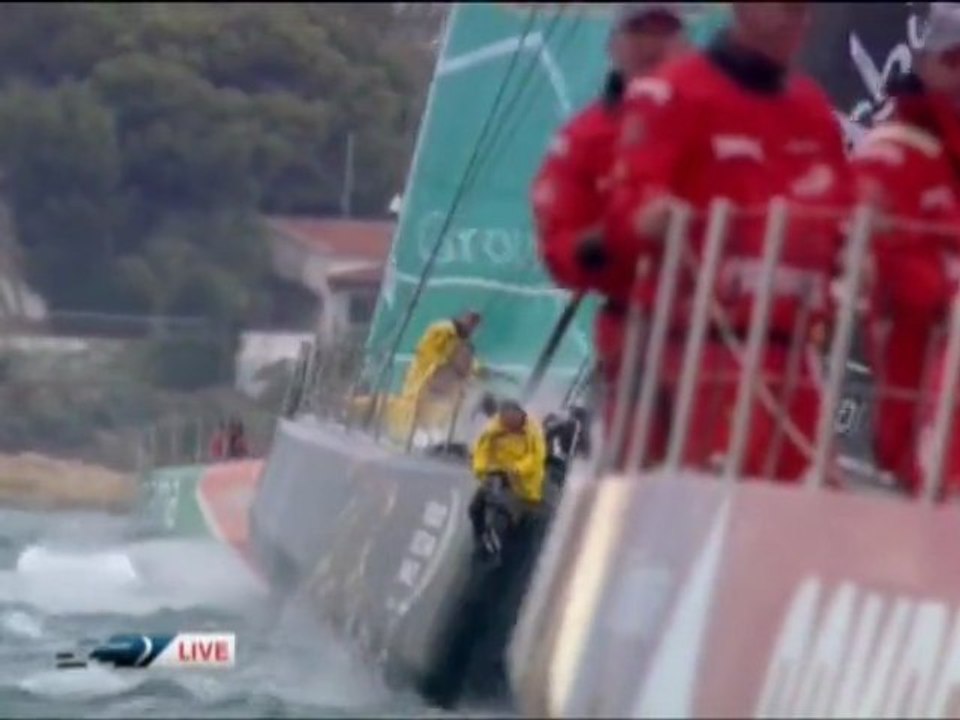 Segeln - Tausende beim Start des Ocean Race dabei