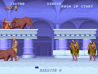 Altered Beast mame Longplay+cinematique de fin