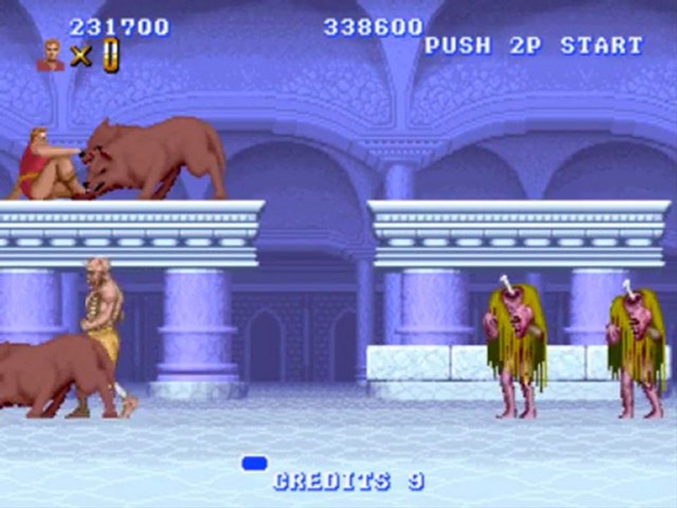 Altered Beast mame Longplay+cinematique de fin