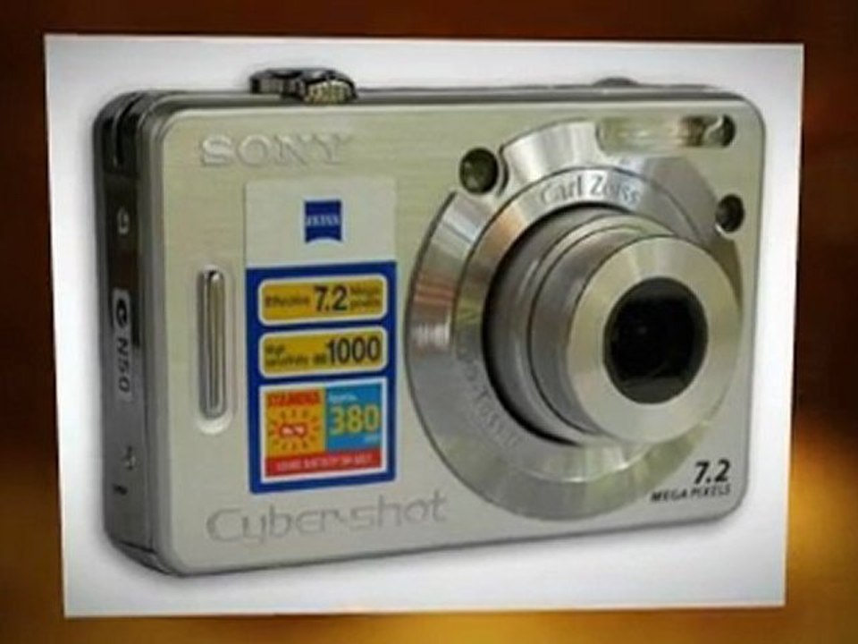 Sony Cybershot DSCW55 7.2MP Digital Camera with 3x ...