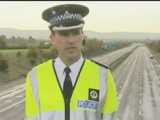 M5 CRASH AERIALS: The carnage seen from the sky