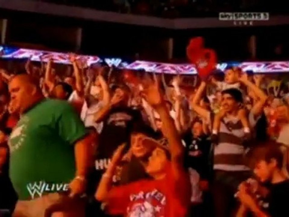 John Cena Adjustment and brogue kick on  Christian