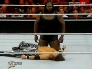 Mark Henry Strongest Slam on John Morrison