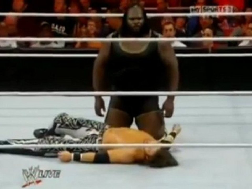 Mark Henry Strongest Slam on John Morrison